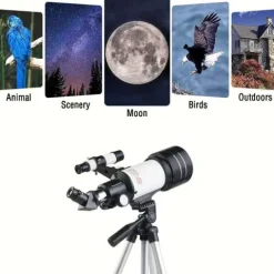 Accura Travel Scope Refractor Telescope Kit