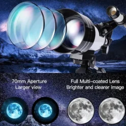 Accura Travel Scope Refractor Telescope Kit