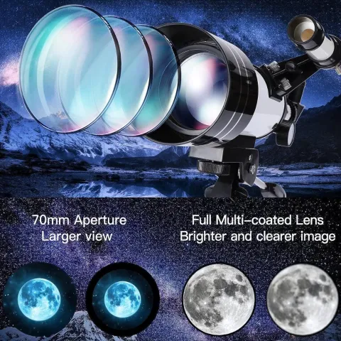 Accura Travel Scope Refractor Telescope Kit