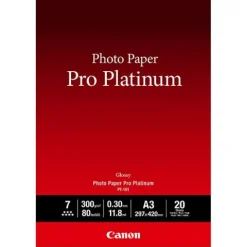 Canon Inkjet Photo Paper Pro Platinum A3 (20pk) PT101A3