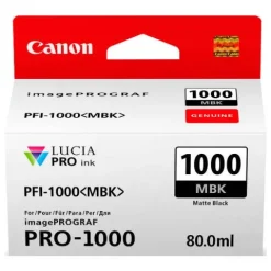 Canon PFI-1000MBK Matte Black Ink Tank - PRO-1000