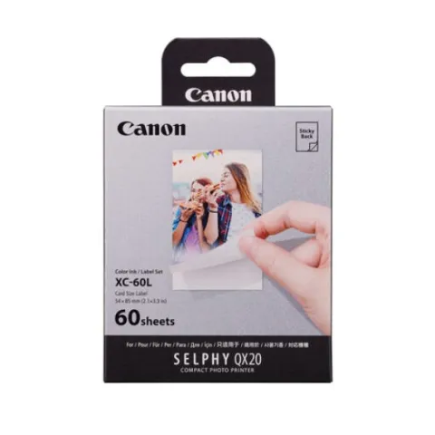 Canon XC-60L Card Size Label For QX20 - 60 Sheets