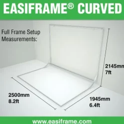 Easiframe Cyclorama Curved Background Fabric - Chroma Key Green