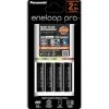 Eneloop PRO Quick Charger - Includes 4x PRO AA Batteries