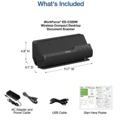 Epson Workforce ES-C320W Document Scanner
