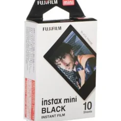 Fuji Instax Mini Instant Film 10 Shot - BLACK Frame