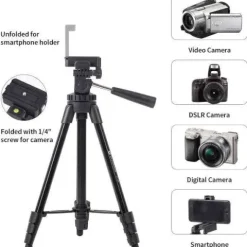 Gizomos G100 Tripod - Includes Phone holder & Case