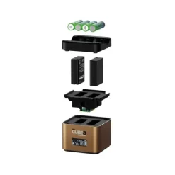 Hahnel Pro Cube 3 Dual Charger  - Olympus