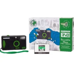 Harman EZ Motorised 35mm Camera w/ 1x B&W 36exp Film