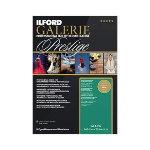 Ilford Galerie Prestige Gloss Inkjet Photo Paper A3+ 25 pk