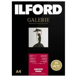 Ilford Galerie Smooth Pearl Inkjet Photo Paper A4 25+5 Sheets