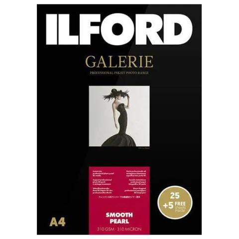 Ilford Galerie Smooth Pearl Inkjet Photo Paper A4 25+5 Sheets