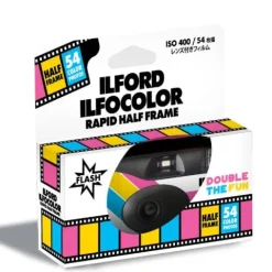 Ilford Ilfocolor Flash 1/2 Frame - Single Use Camera - 54 EXP