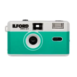 Ilford Sprite 35 II Flash Reusable Camera - Teal w/ Bonus Ilford XP2 Film