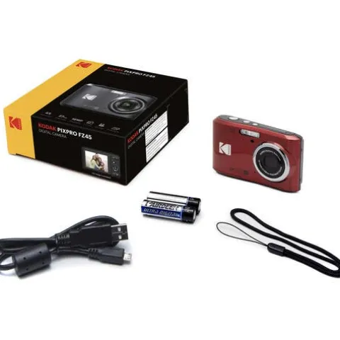 Kodak PIXPRO FZ45 Compact Zoom - Red
