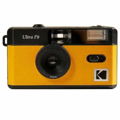 Kodak Ultra F9 35mm Film Camera w/Flash - Yellow