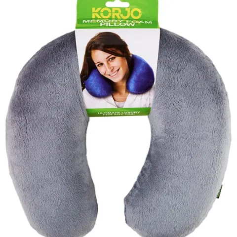 Korjo Memory Foam Pillow - Grey