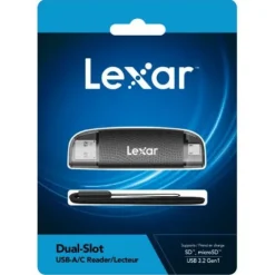 Lexar Dual Slot SD/Micro SD Card Reader USB 3.2 (USB-A & USB-C)