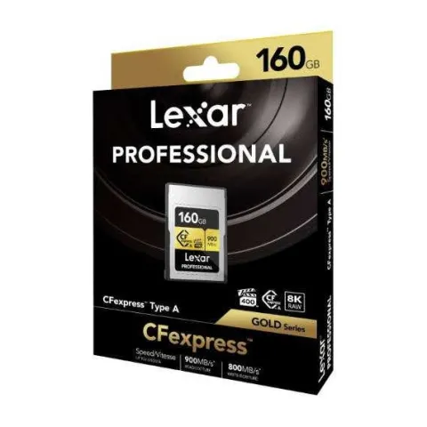 Lexar Pro 160GB Type A CF Express Card Gold Series 900MBs