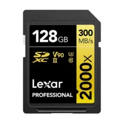 Lexar Pro 128GB 2000x SDXC Card 300Mbs UHSII