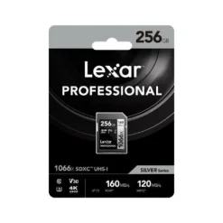 Lexar Pro 256GB 1066x SDXC UHS II Card - 160Mbs