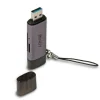 Lindy SD/Micro SD Memory Card Reader - USB 3.0/USB-C