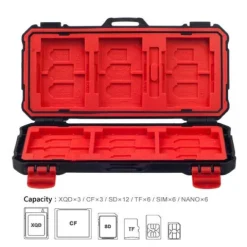 Lynca KH15 Card Case - Fits 12x SD Cards