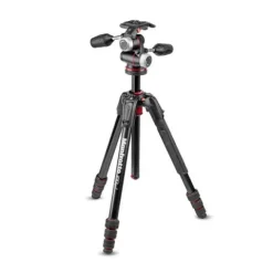 Manfrotto MK 190GOA4 + 3-Way Head Tripod