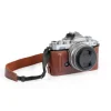 MegaGear Leather Half Case with Strap - Nikon Z FC - Tan