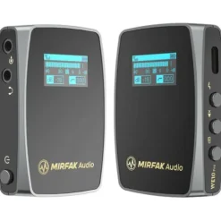 Mirfak WE10 Pro Dual Transmitter Wireless Microphone System (2.4 GHz)