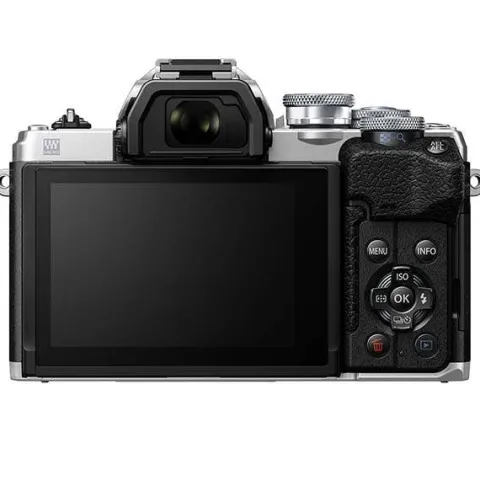 Olympus OM-D E-M10 Mark IV + 14-42mm & 40-150mm Twin Kit - Silver
