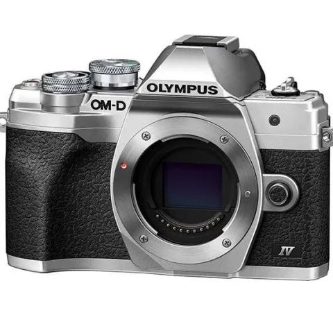 Olympus OM-D E-M10 Mark IV + 14-42mm & 40-150mm Twin Kit - Silver