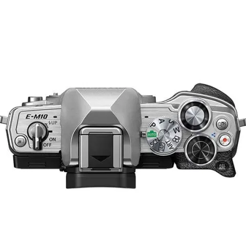 Olympus OM-D E-M10 Mark IV + 14-42mm & 40-150mm Twin Kit - Silver