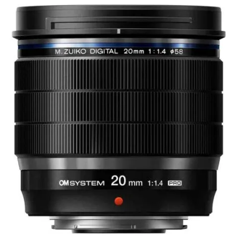 OM SYSTEM PRO 20mm F1.4 WP Lens - For Olympus
