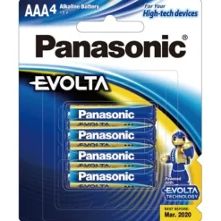 Panasonic Evolta AAA 4x Pack Alkaline Battery