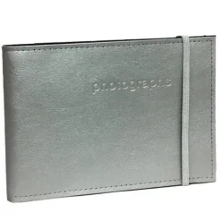 Profile Citi Leather Silver 5x7 60 Photos Slip In Album
