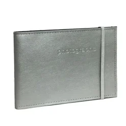 Profile Citi Leather Slip-in Silver Album 4x6