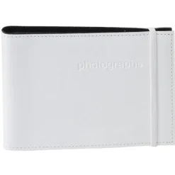 Profile Citi Leather White 5x7 60 Photos  Slip In Album