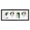 Profile Deluxe Black 20x56cm Photo Frame - 4x 10x15cm Photos