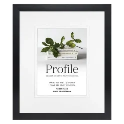 Profile Deluxe Black 10x12" Frame - 6x8" Opening