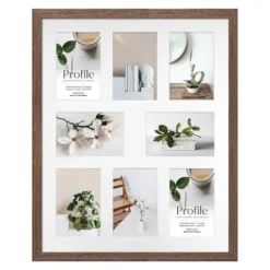 Profile Deluxe Chestnut 16x20" Frame - 8x 4x6" Photos