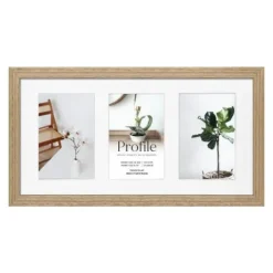 Profile Deluxe Victorian Ash 20x40cm Photo Frame - 3x 10x15cm Photos