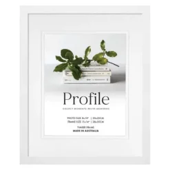 Profile Deluxe White 11x14" Frame - 8x10" Opening