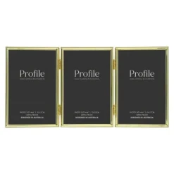 Profile Habitat Brass Photo Frame - 3x 4x6"