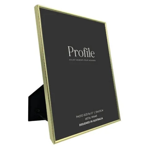 Profile Habitat Brass Photo Frame - 8x10"