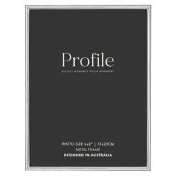 Profile Habitat Silver Photo Frame - 6x8"