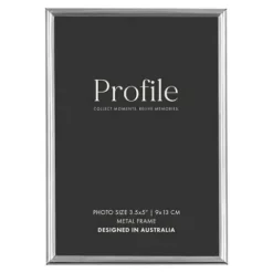 Profile Habitat Silver Photo Frame - 3.5x5"