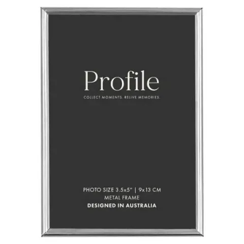 Profile Habitat Silver Photo Frame - 3.5x5"