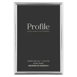 Profile Habitat Silver Photo Frame - 4x6"