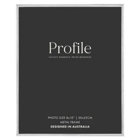 Profile Habitat Silver Photo Frame - 8x10"